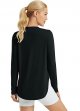 Women's UPF 50+ UV Shirt Long Sleeve Outdoor Fitness Hiking Top Quick Dry Lightweight